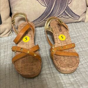 Michael Kors cork Platform Sandals
